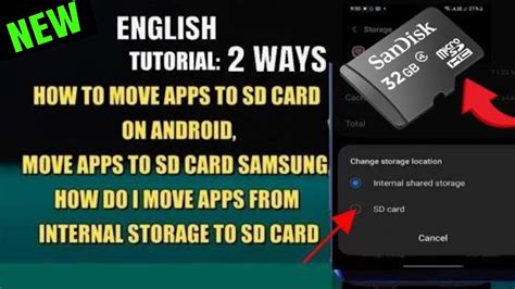 can you put aps on a smart card|How to move apps to an SD card on Android.